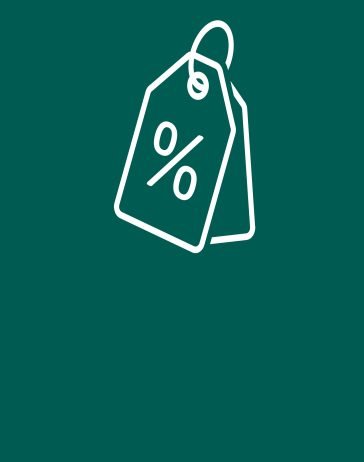 green discount tag