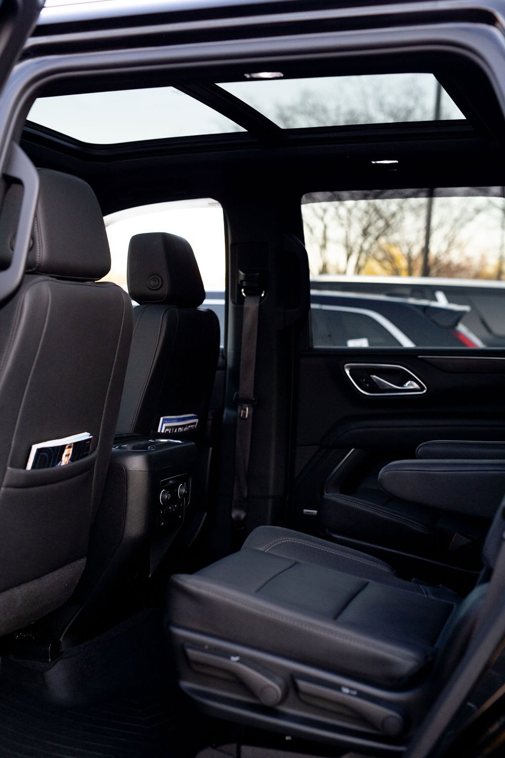 lettys luxury transportation tahoe interior